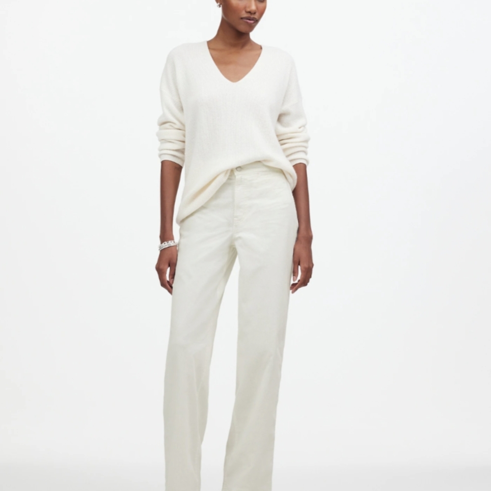 Madewell The Emmett Wide-Leg Pant in Corduroy: Welt Pocket Edition (27P)